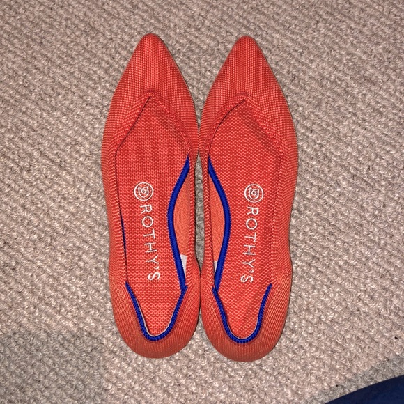 Rothy's Shoes - Pointed Orange Rothy’s !! “Persimmon”